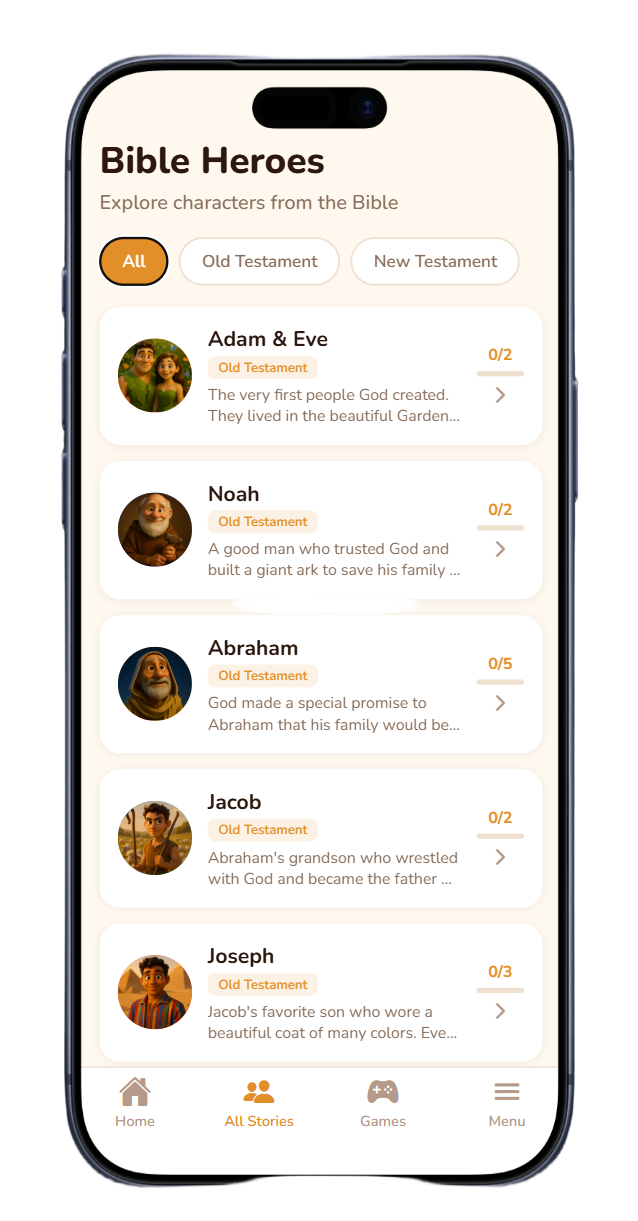 Bible Heroes characters